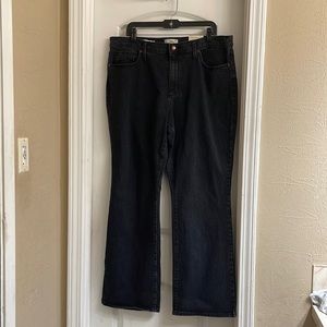 ♻️ New Universal Thread Black High Rise Bootcut Denim Jeans size 16/33 Regular